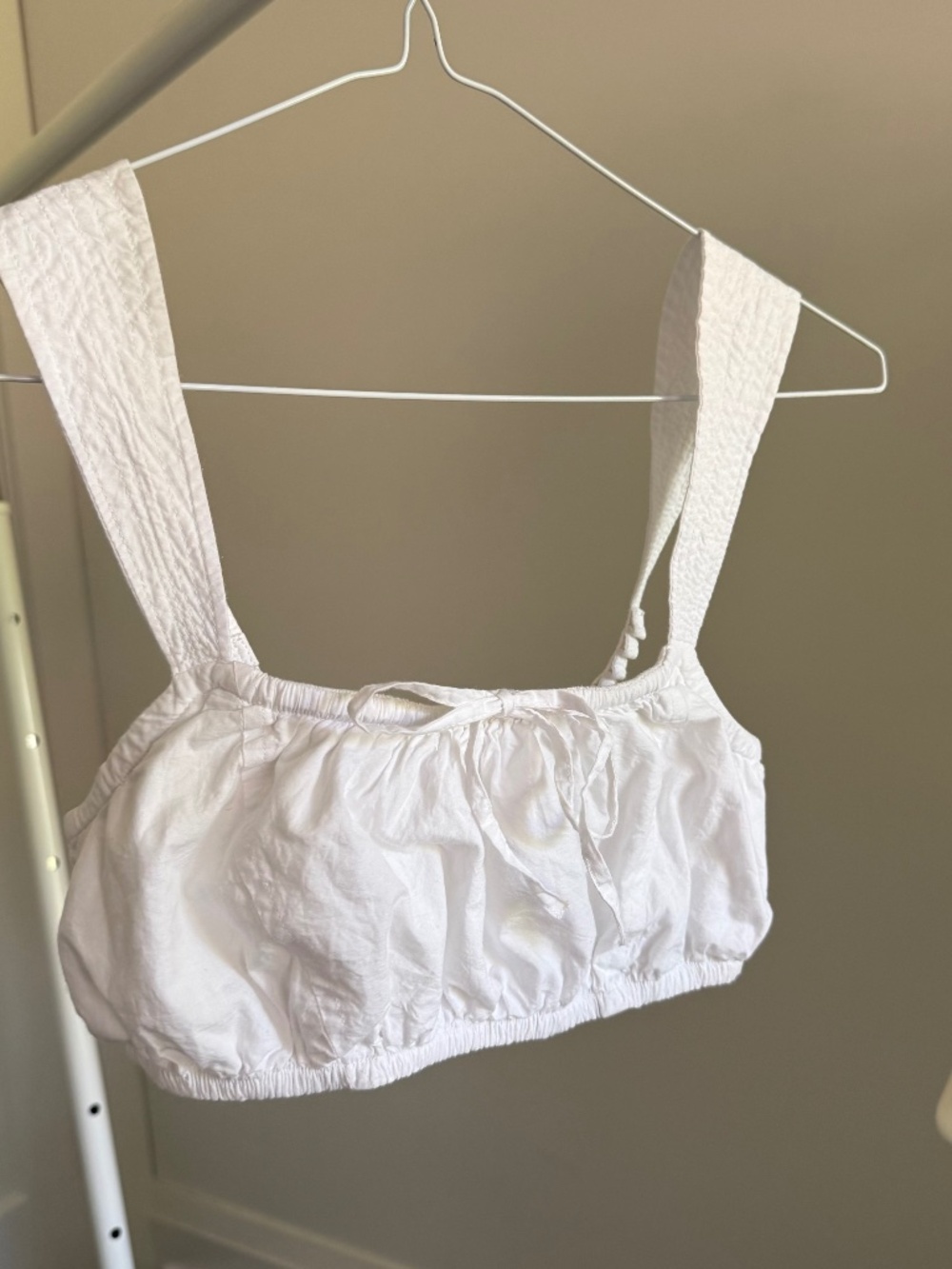 Sunday Best Martine poplin cropped top